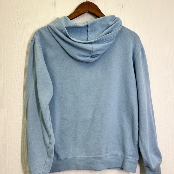 Pink Floyd - The Dark Side Of The Moon Graphic Baby Blue Hoodie Size Large - Picture 11 of 11